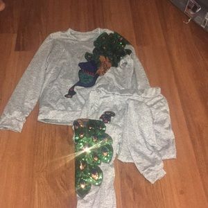 Grey sequence sweatsuit